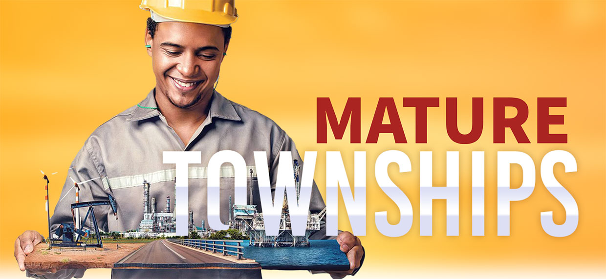 Industrial Townships grow faster than mature Townships